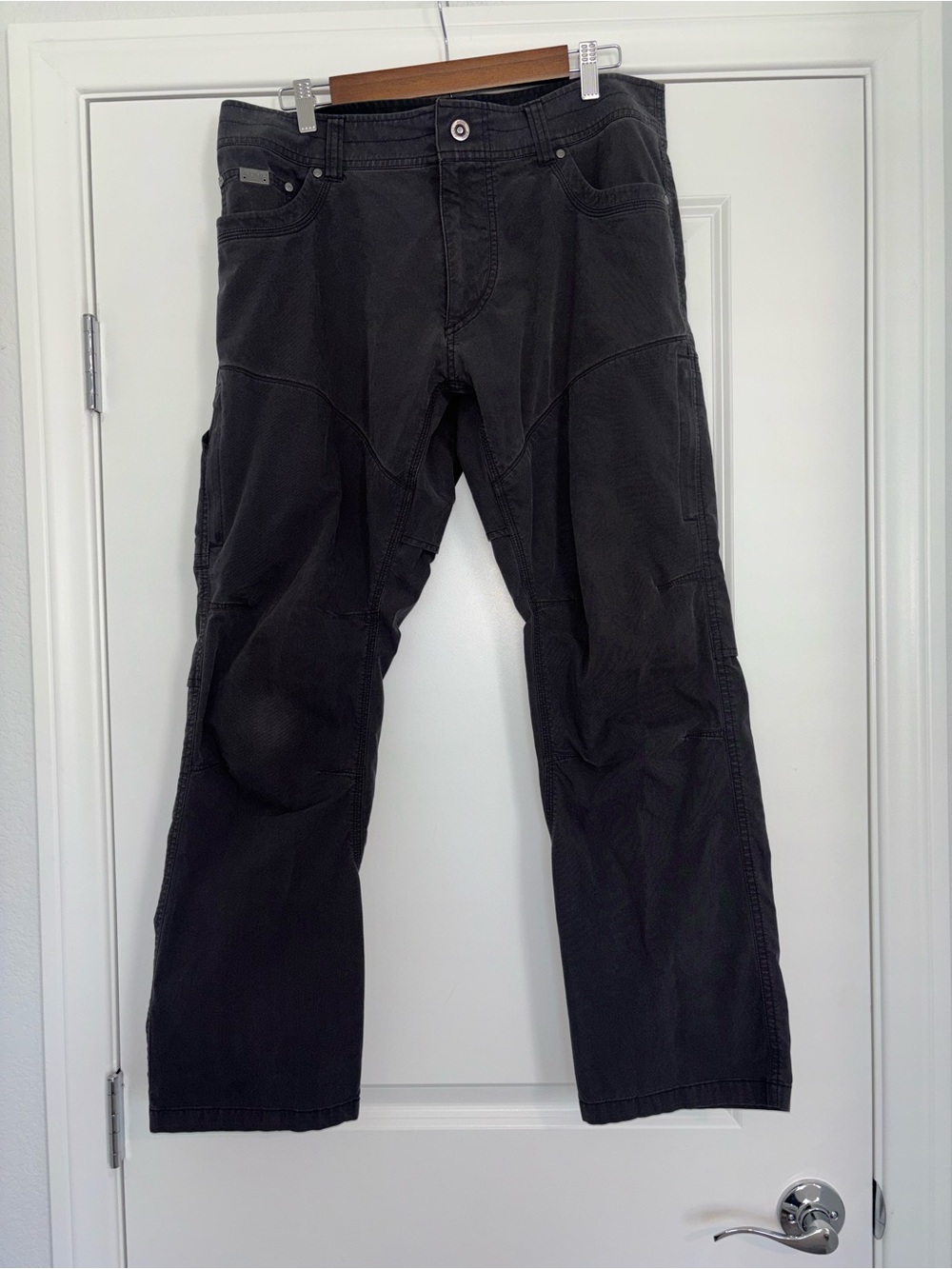 KUHL Konfidant Air Pants Mens 34x30 Gray Hiking Work Utility Cargo Style 5098